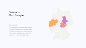 炫酷彩色德国地图PPT图表下载(438)
