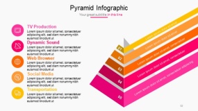 明亮多彩色系PPT图表免费下载(52)