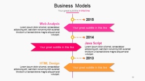 明亮多彩色系PPT图表免费下载(56)