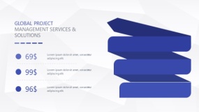 深蓝色低面多边形风格PPT免费下载(19)