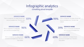 深蓝色低面多边形风格PPT免费下载(26)