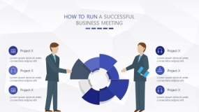 深蓝色低面多边形风格PPT免费下载(58)