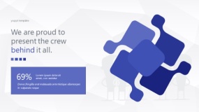 深蓝色低面多边形风格PPT免费下载(67)