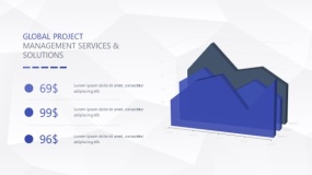 深蓝色低面多边形风格PPT免费下载(9)