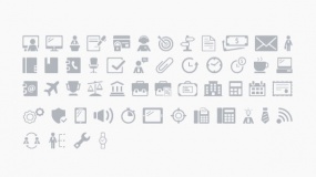 常用办公相关矢量Icon小图标下载