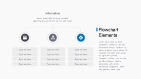 简约设计蓝色工业流程图PPT图表下载(11)
