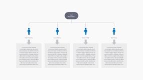 简约设计蓝色工业流程图PPT图表下载(14)