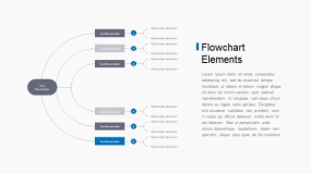 简约设计蓝色工业流程图PPT图表下载(16)