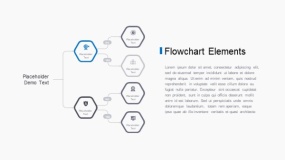 简约设计蓝色工业流程图PPT图表下载(25)