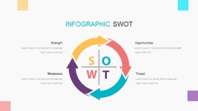 靓丽多彩SWOT优劣势分析PPT免费下载(11)