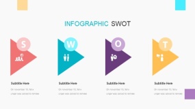靓丽多彩SWOT优劣势分析PPT免费下载(13)