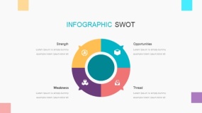 靓丽多彩SWOT优劣势分析PPT免费下载(19)