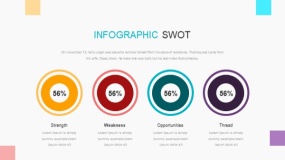 靓丽多彩SWOT优劣势分析PPT免费下载(20)