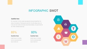 靓丽多彩SWOT优劣势分析PPT免费下载(22)