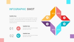 靓丽多彩SWOT优劣势分析PPT免费下载(25)
