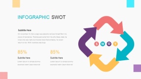 靓丽多彩SWOT优劣势分析PPT免费下载(30)