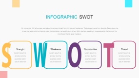 靓丽多彩SWOT优劣势分析PPT免费下载(4)