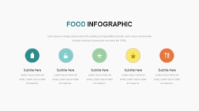 卡通美食主题PPT食物PPT图表免费下载(23)