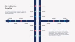 时间流程图斜箭头PPT免费下载(21)