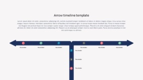 时间流程图斜箭头PPT免费下载(22)