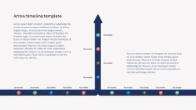 时间流程图斜箭头PPT免费下载(23)