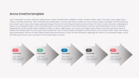 时间流程图斜箭头PPT免费下载(29)
