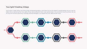 时间流程图斜箭头PPT免费下载(8)