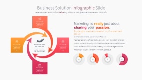 橙色商务PPT模板素材免费下载(1)