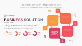 橙色商务PPT模板素材免费下载(10)