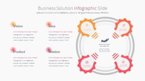 橙色商务PPT模板素材免费下载(17)
