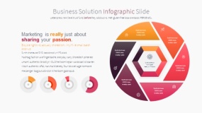 橙色商务PPT模板素材免费下载(20)