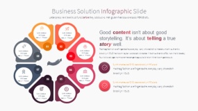 橙色商务PPT模板素材免费下载(25)