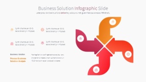 橙色商务PPT模板素材免费下载(26)