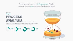 绿色卡通人物鼠绘手绘PPT图表下载(24)