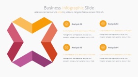 炫彩创意弧形素材PPT图表下载(1)