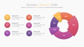炫彩创意弧形素材PPT图表下载(10)