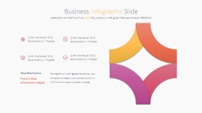 炫彩创意弧形素材PPT图表下载(13)