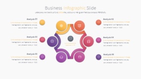 炫彩创意弧形素材PPT图表下载(18)