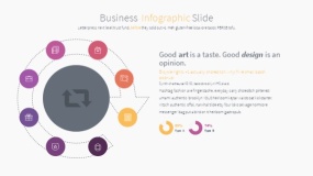 炫彩创意弧形素材PPT图表下载(21)