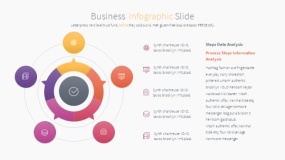 炫彩创意弧形素材PPT图表下载(24)