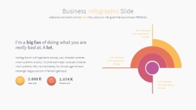 炫彩创意弧形素材PPT图表下载(28)