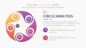 炫彩创意弧形素材PPT图表下载(3)