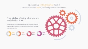 炫彩创意弧形素材PPT图表下载(31)