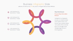 炫彩创意弧形素材PPT图表下载(7)