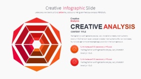 橙色创意设计PPT逻辑图表下载(1)