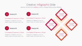 橙色创意设计PPT逻辑图表下载(10)