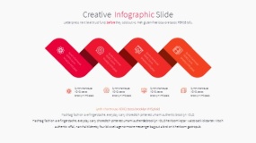 橙色创意设计PPT逻辑图表下载(12)