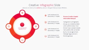 橙色创意设计PPT逻辑图表下载(9)