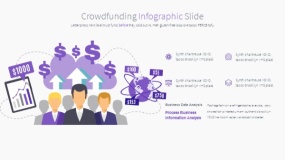 商务蓝色众筹融资PPT图表下载(18)