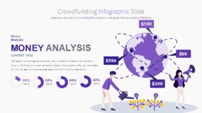 商务蓝色众筹融资PPT图表下载(21)